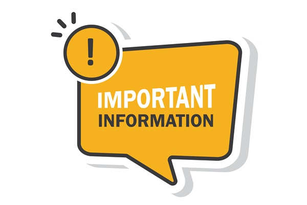 Important Information